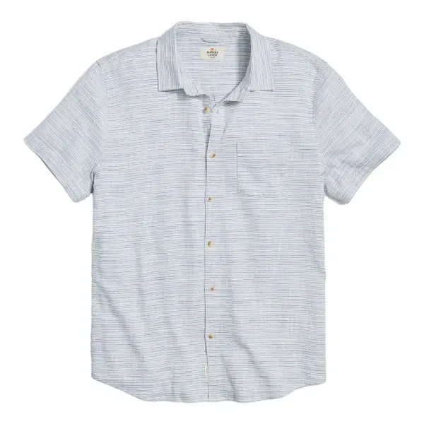 Stretch Selvage Short Sleeve Shirt