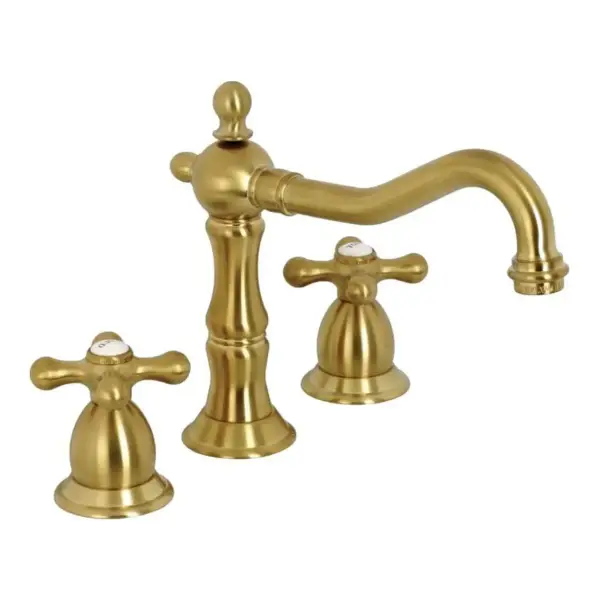 Heritage Widespread Bathroom Faucet with Drain Assembly