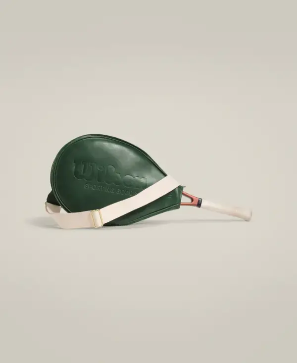 Retro Leather Racket Cover