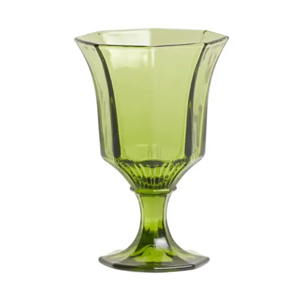 Pressed-Glass Wine Glass