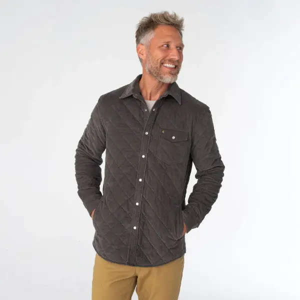 Corduroy Quilted Shacket
