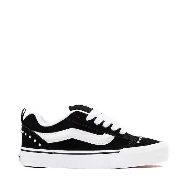 Vans Knu Skool Rhinestone Skate Shoe - Black / White