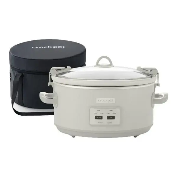 7-Quart Cook and Carry Programmable Slow Cooker with Carry Bag