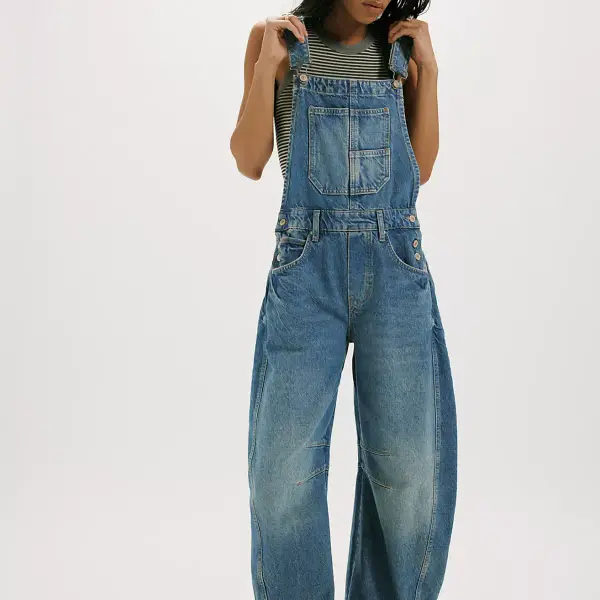 Good Luck Barrel Overalls