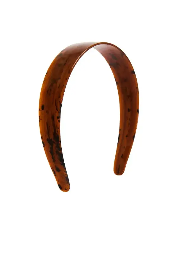 LELET NY Bleeker Headband in Chocolate Tortoise | REVOLVE