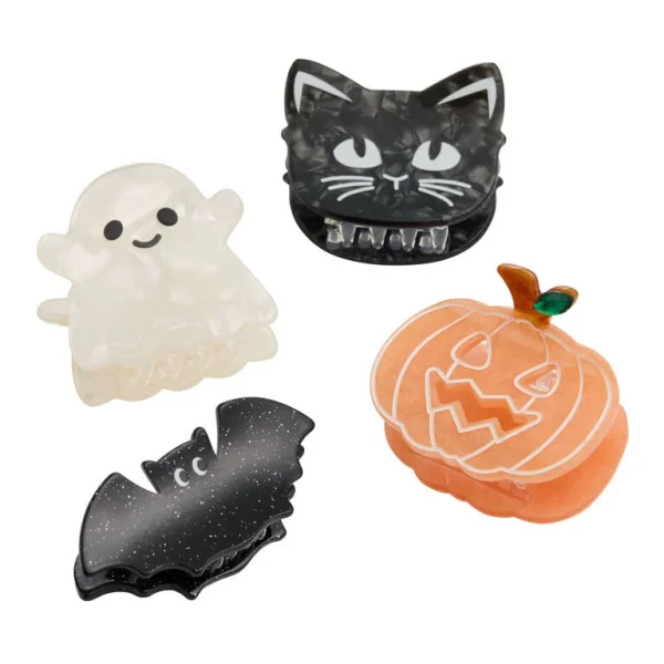 Acrylic Halloween Mini Claw Clips