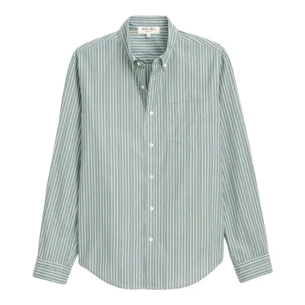 Striped Shirt In Cotton Poplin