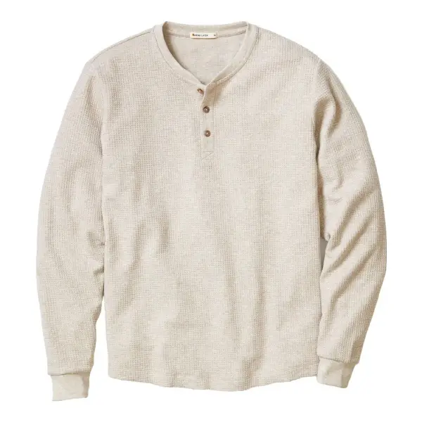 Waffle Henley Top