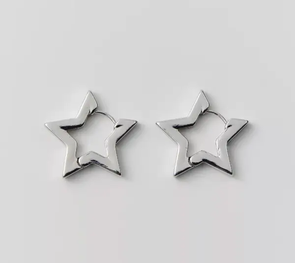 Star Hoop Earring