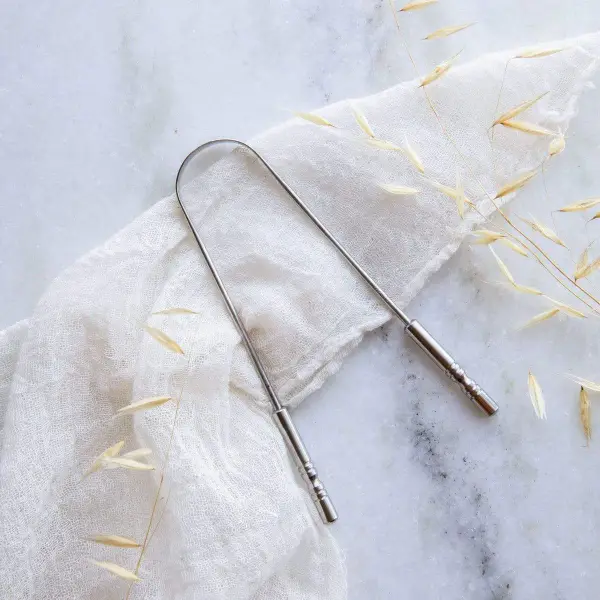 Tongue Scraper Zero Waste Tongue Scraper 100 Stainless Steel