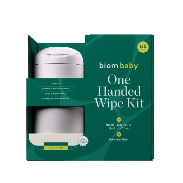 Baby One Handed Wipe Kit (120 Wipes)