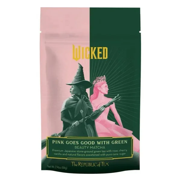 The Republic of Tea Wicked Pink Goes Good with Green Beauty Matcha Powder
