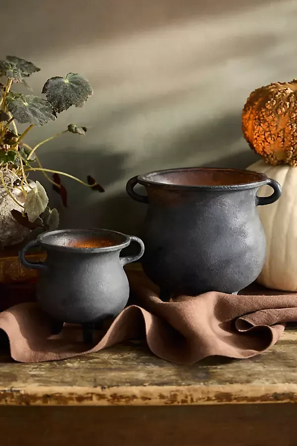 Terrain Witches Brew Cauldron Candle in Black, Size: Small at Terrain