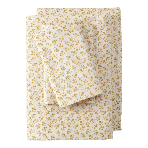 300 Thread Count Cotton Smooth Percale Bed Sheet Set