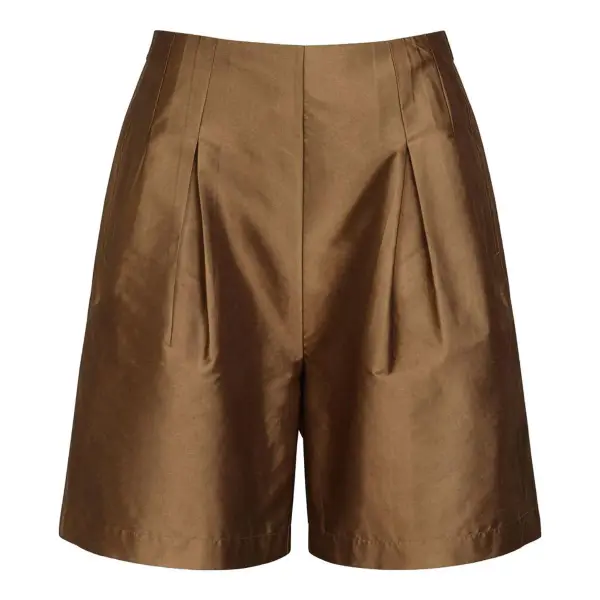 Techno Taffeta Ultra Long Shorts