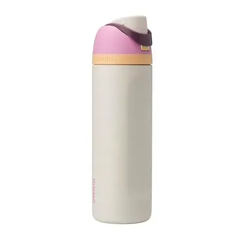 Owala FreeSip Insulated Stainless Steel Water Bottle with Straw, BPA-Free Sports Water Bottle, Great for Travel, 24 Oz, Daybreak