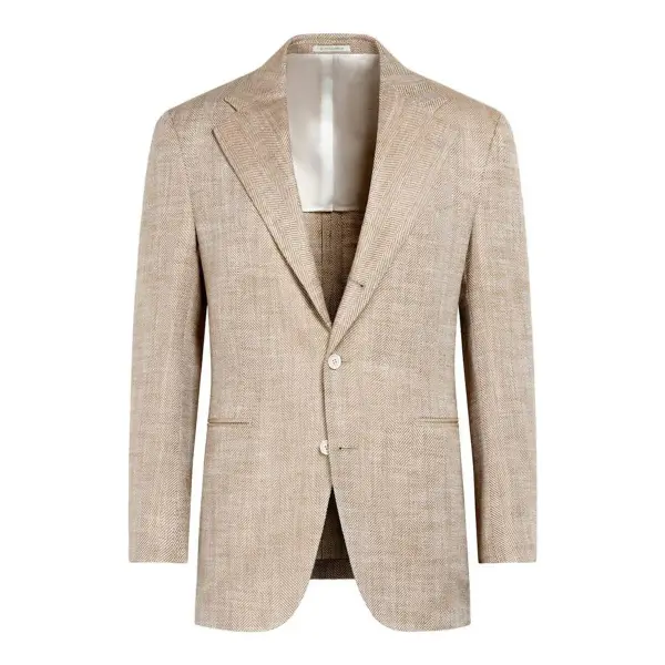 Herringbone Relaxed Fit Roma Blazer