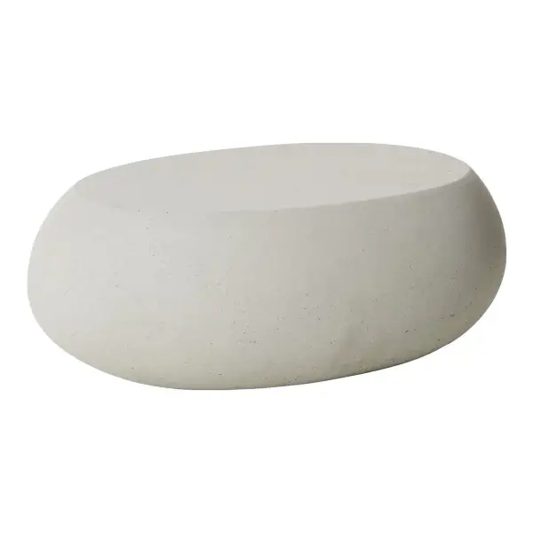 Pebble Indoor/Outdoor Oval Coffee Table (36")