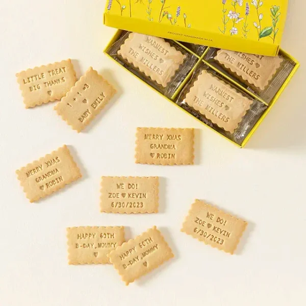 Custom Message Shortbread Cookies