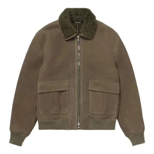 Shearling Bomber Jacket