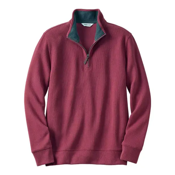 Bedford Rib Quarter Zip Pullover Sweater