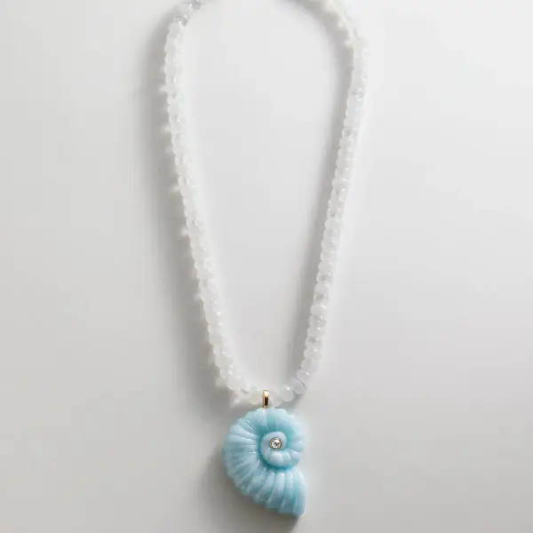 Sun Drift Semi Precious Pendant Necklace