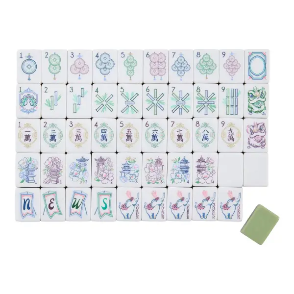 Willow Mahjong Tiles