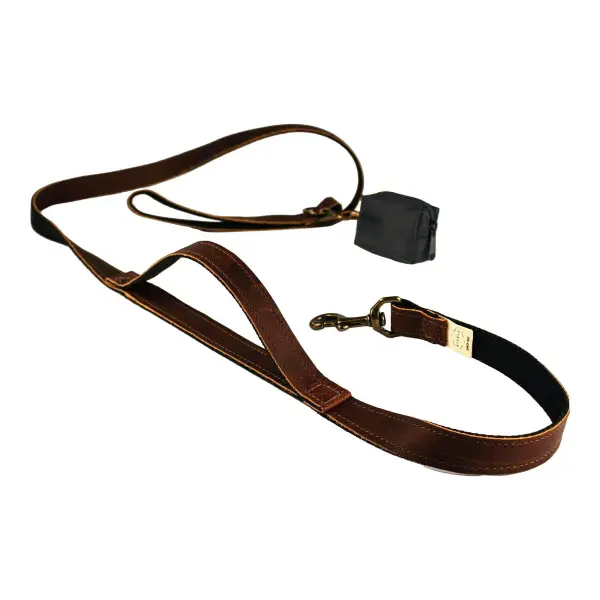 Dog Leash & Poop Bag Holder