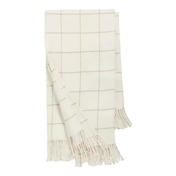 Mid-weight Brushed Twill Throw Blanket