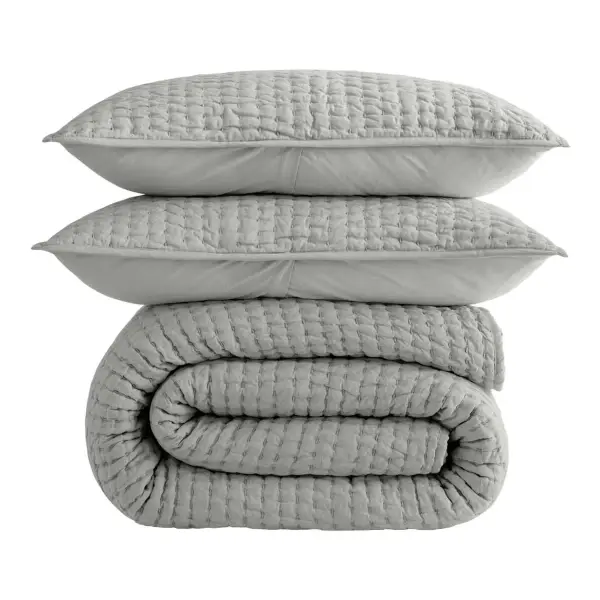 European Linen Cotton Stitch Quilt Set
