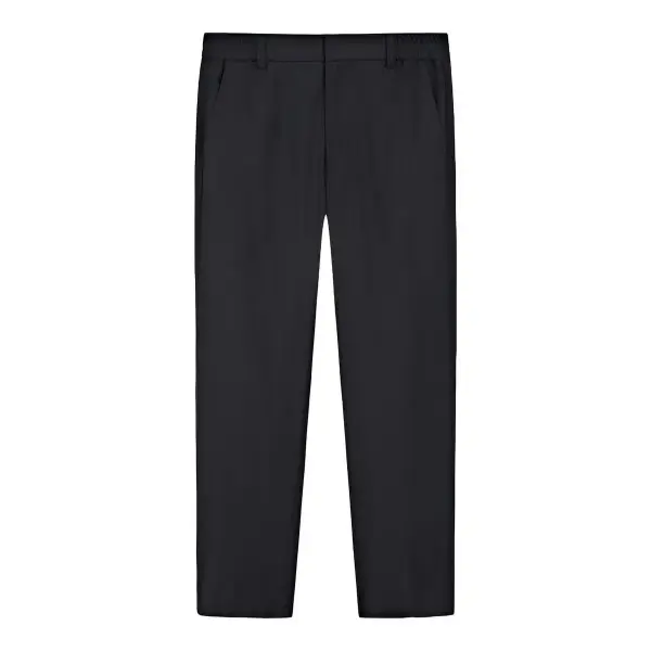 Wool Blend Jogger Fit Trousers
