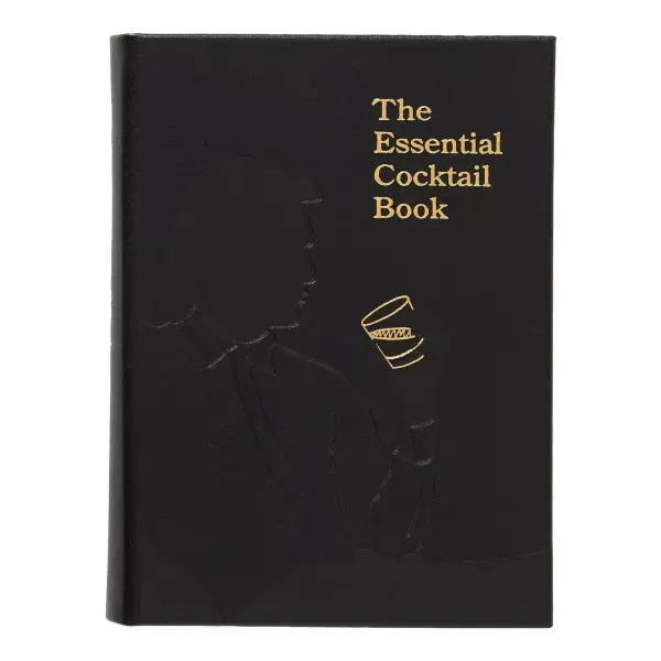 The Essential Cocktail Leather-Bound Book