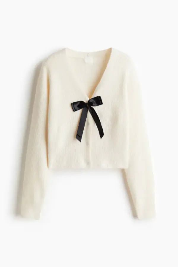 Rib-Knit Cardigan