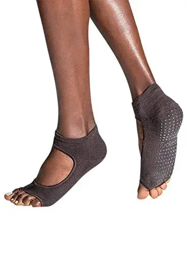 Tucketts Allegro Toeless Yoga Socks with Grips