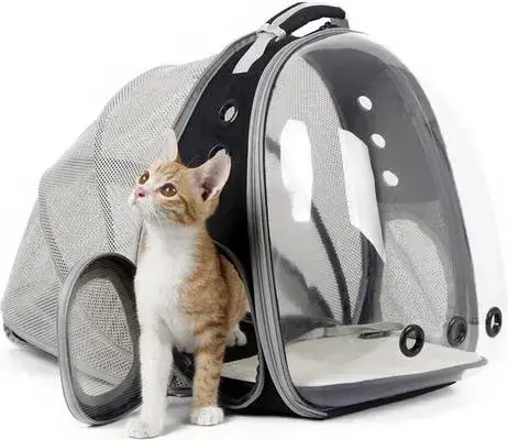 Cat Backpack Carrier with Back Extension