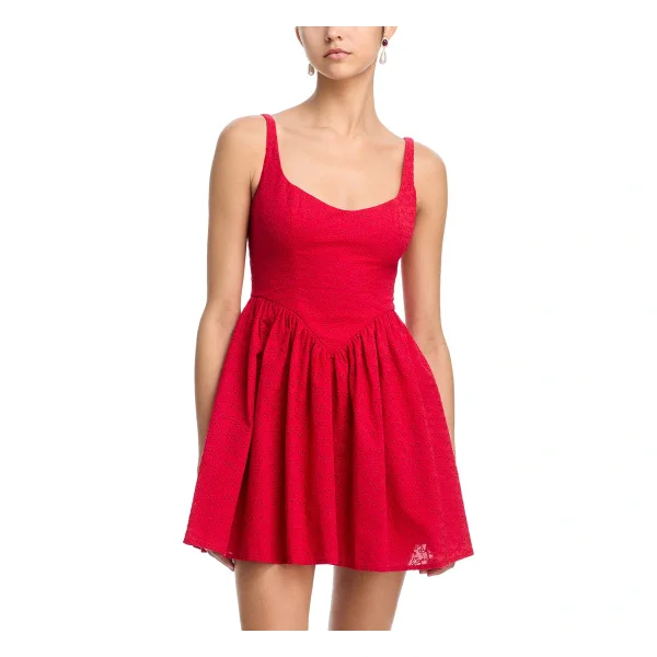 Scoop Neck Mini Dress - Exclusive