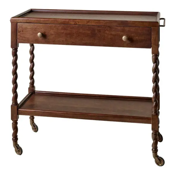 Barley Twist Bar Cart