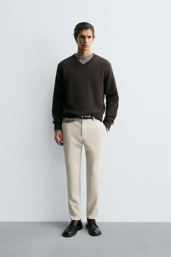 SLIM FIT STRETCH PANTS