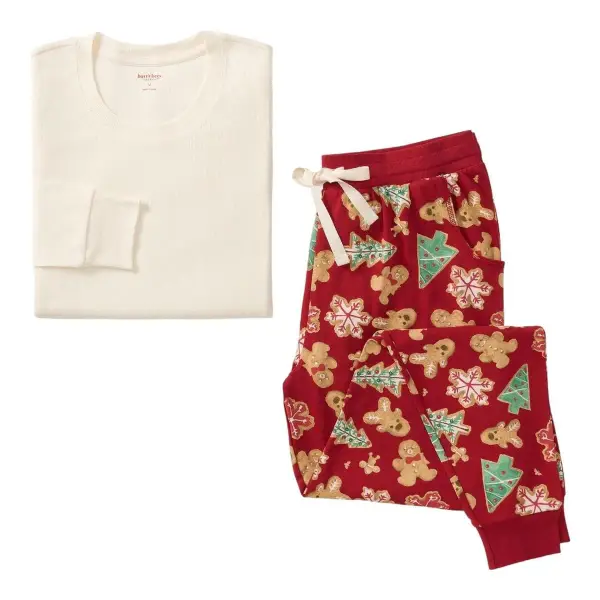 Gingerbread Bake Matching Family Pajamas