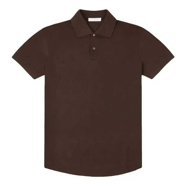 Classic Polo Cotton Piqué Top