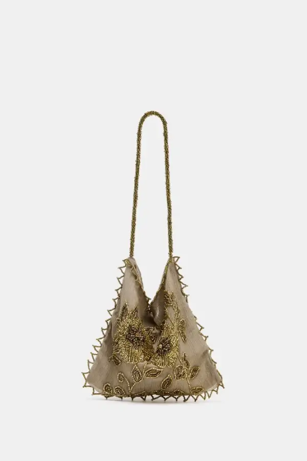SEQUIN MINI BUCKET BAG