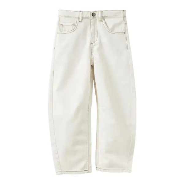 Barrel Leg Denim Jean