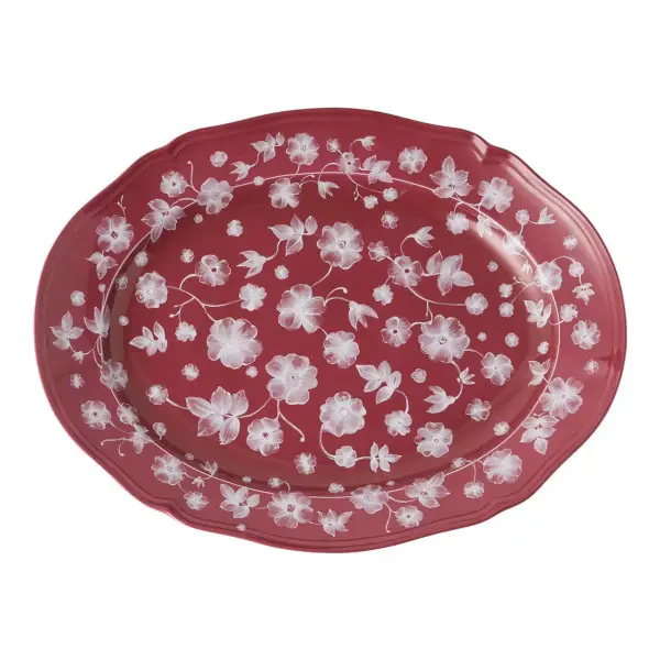 Floral Serving Plate