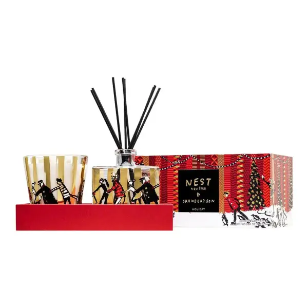 Holiday Classic Candle & Reed Diffuser Set