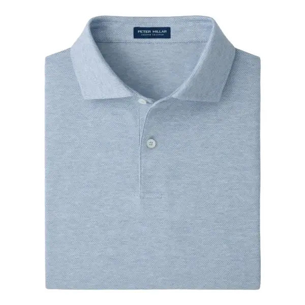 Excursionist Flex Herringbone Knit Polo