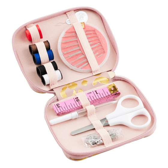 Blush Leopard Sewing Kit