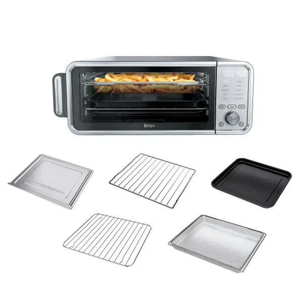 Ninja Flip 10 In 1 Toaster Oven Air Fryer With Added Broil Rack