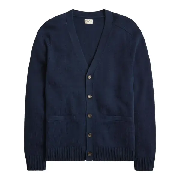 Heritage Cotton V-Neck Cardigan