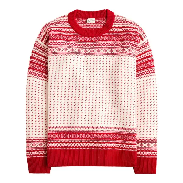 Fair Isle Wool Sweater