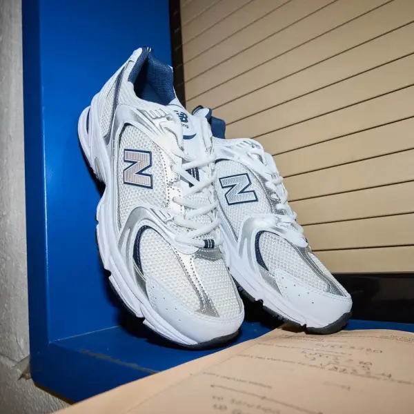 New Balance 530 Athletic Shoe - White / Natural Indigo